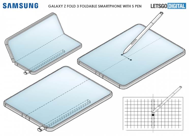 Galaxy Z Fold 3 עשוי להגיע עם עט סטיילוס